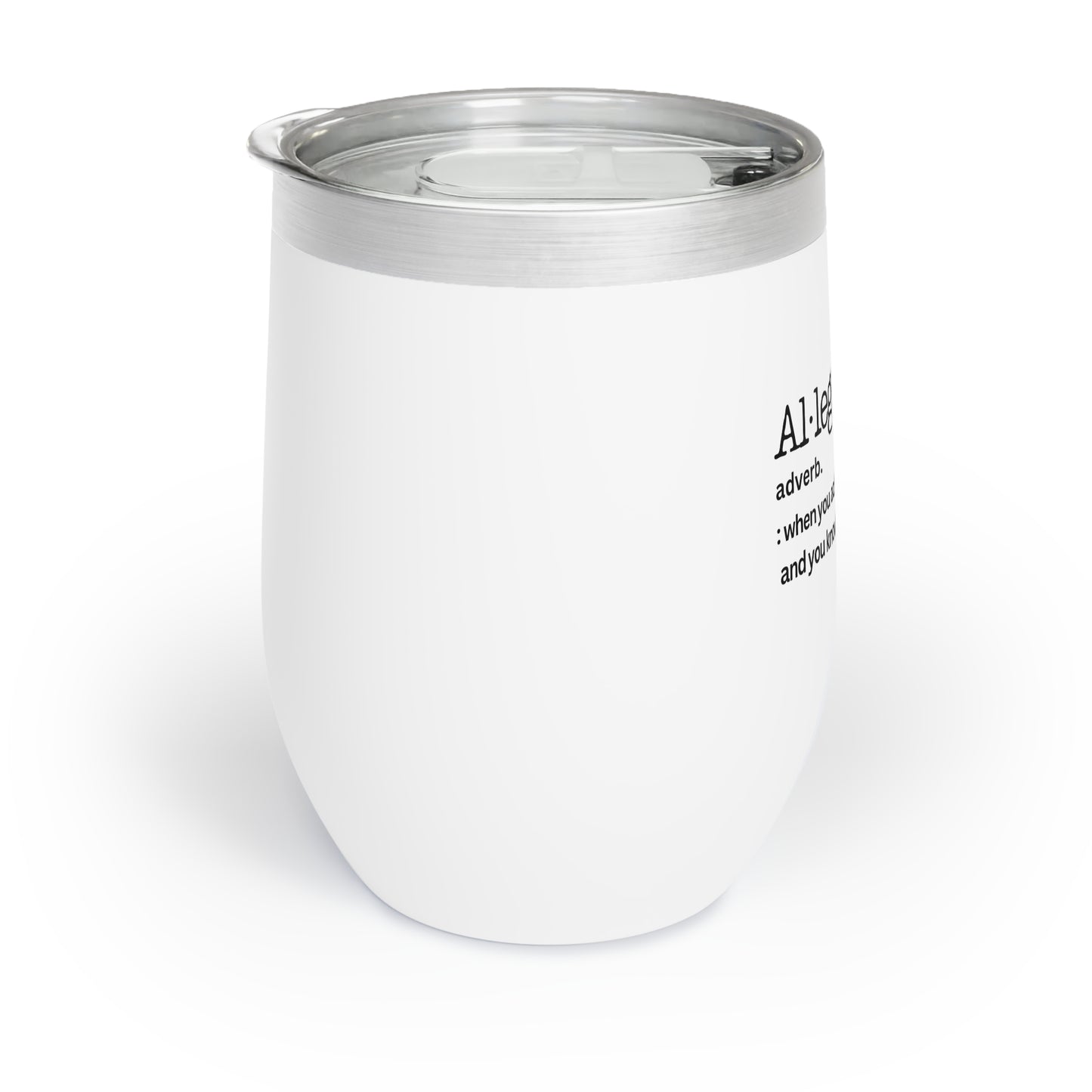 Chill Wine Tumbler - Stylish White Insulated Cup for Wine Lovers Definition