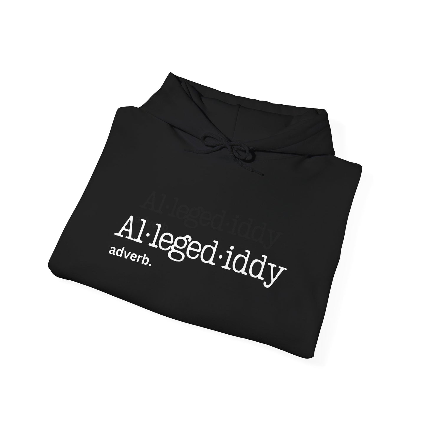 Allegediddy Unisex Heavy Blend™ Hoodie - Fun & Cozy Sweatshirt for Every Occasion Black