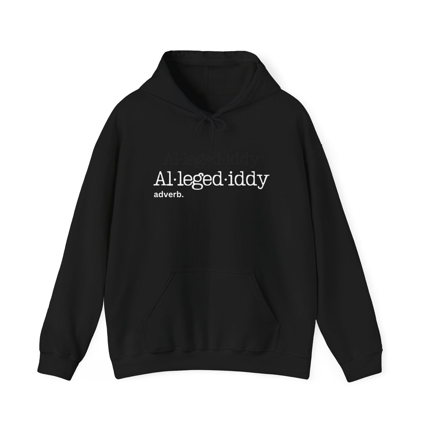 Allegediddy Unisex Heavy Blend™ Hoodie - Fun & Cozy Sweatshirt for Every Occasion Black